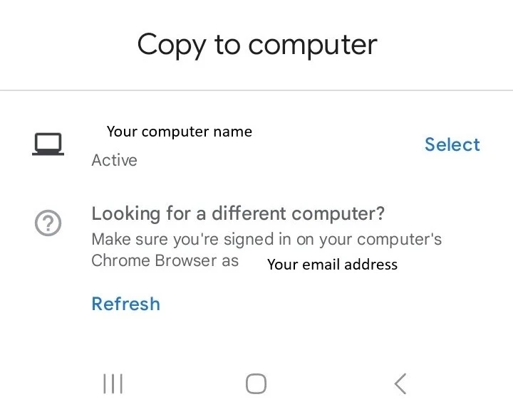 google lens copy text to computer image example