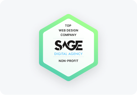 Top web design company Sage digital agency non profit seal