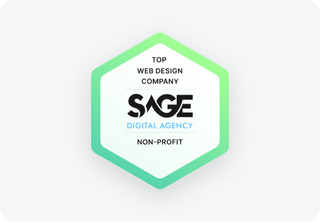 Top web design company Sage digital agency non profit seal