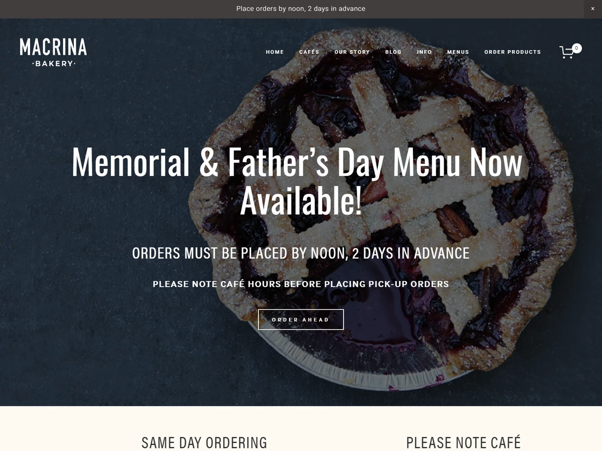 40 Best Bakery Websites 27