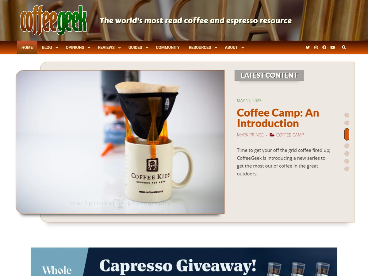 40 Best Coffee Websites 30