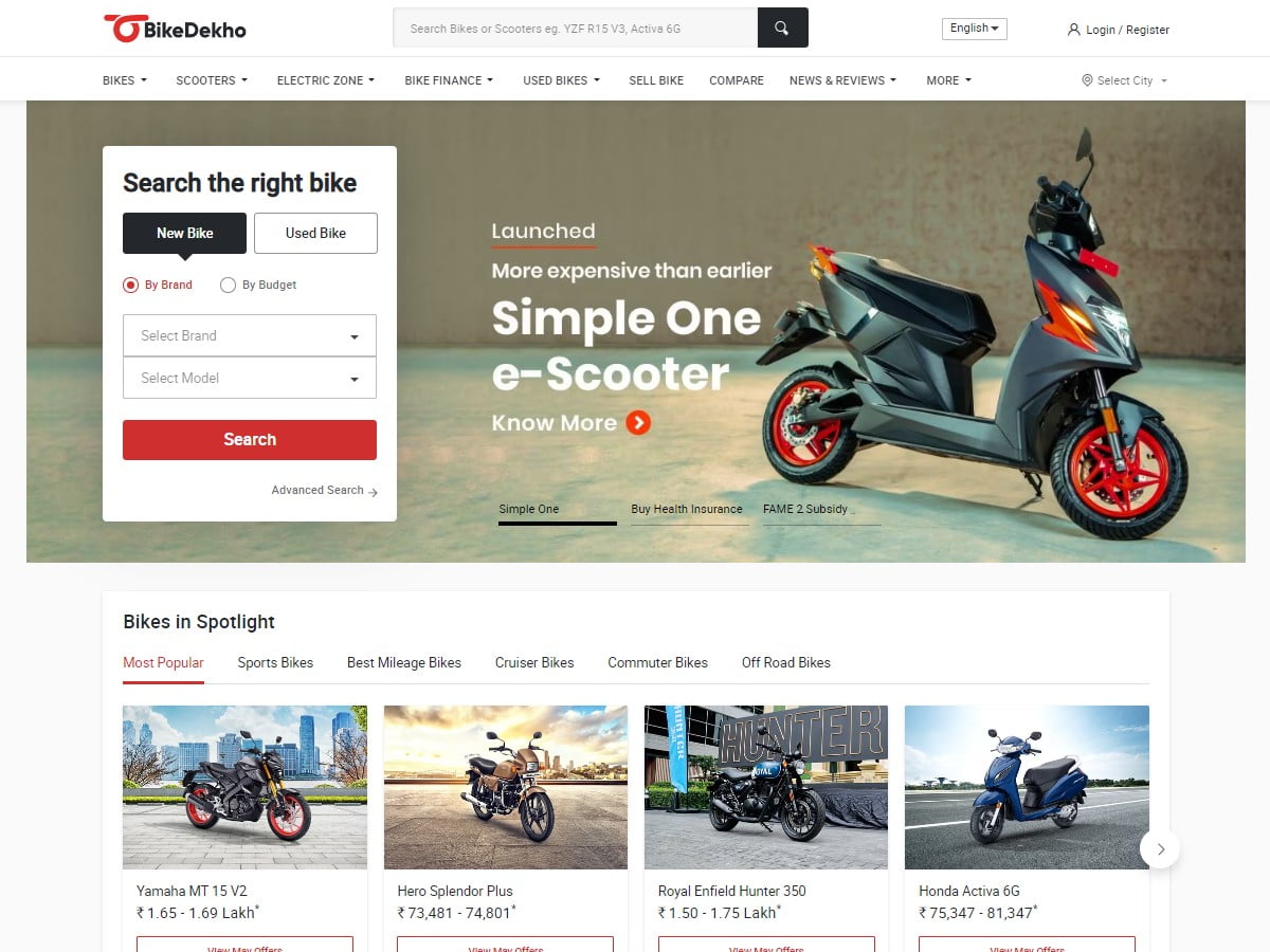 Best bike websites sale