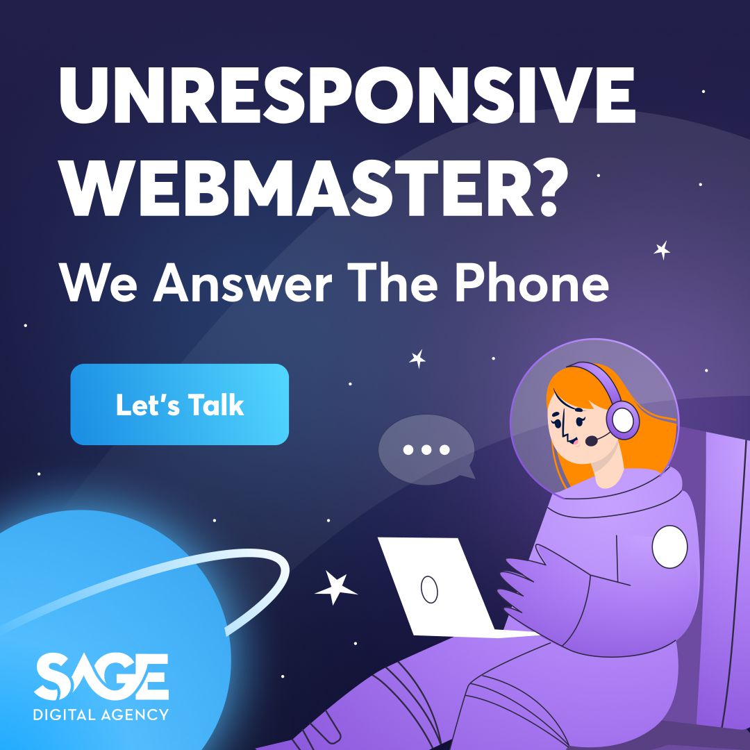 unresponsive webmaster? We answer the phone mobile