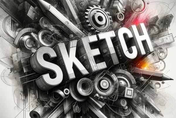 sketch social media design and web design