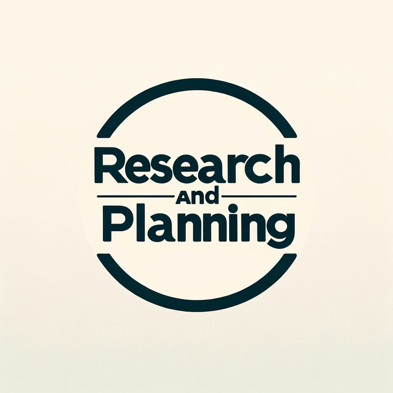 Image symbolizing research and planning in a UX design checklist.