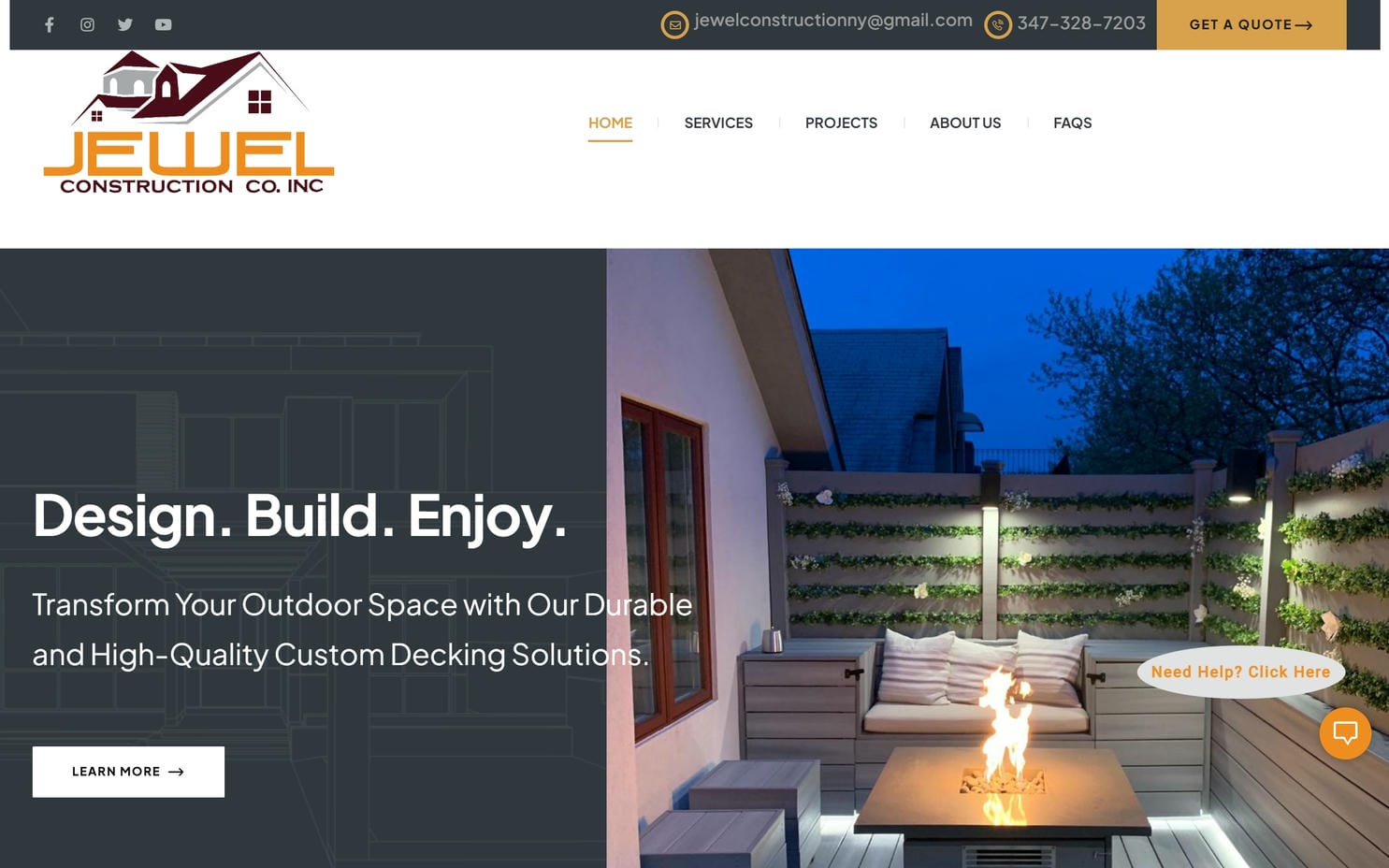 Jewel Construction Co website.