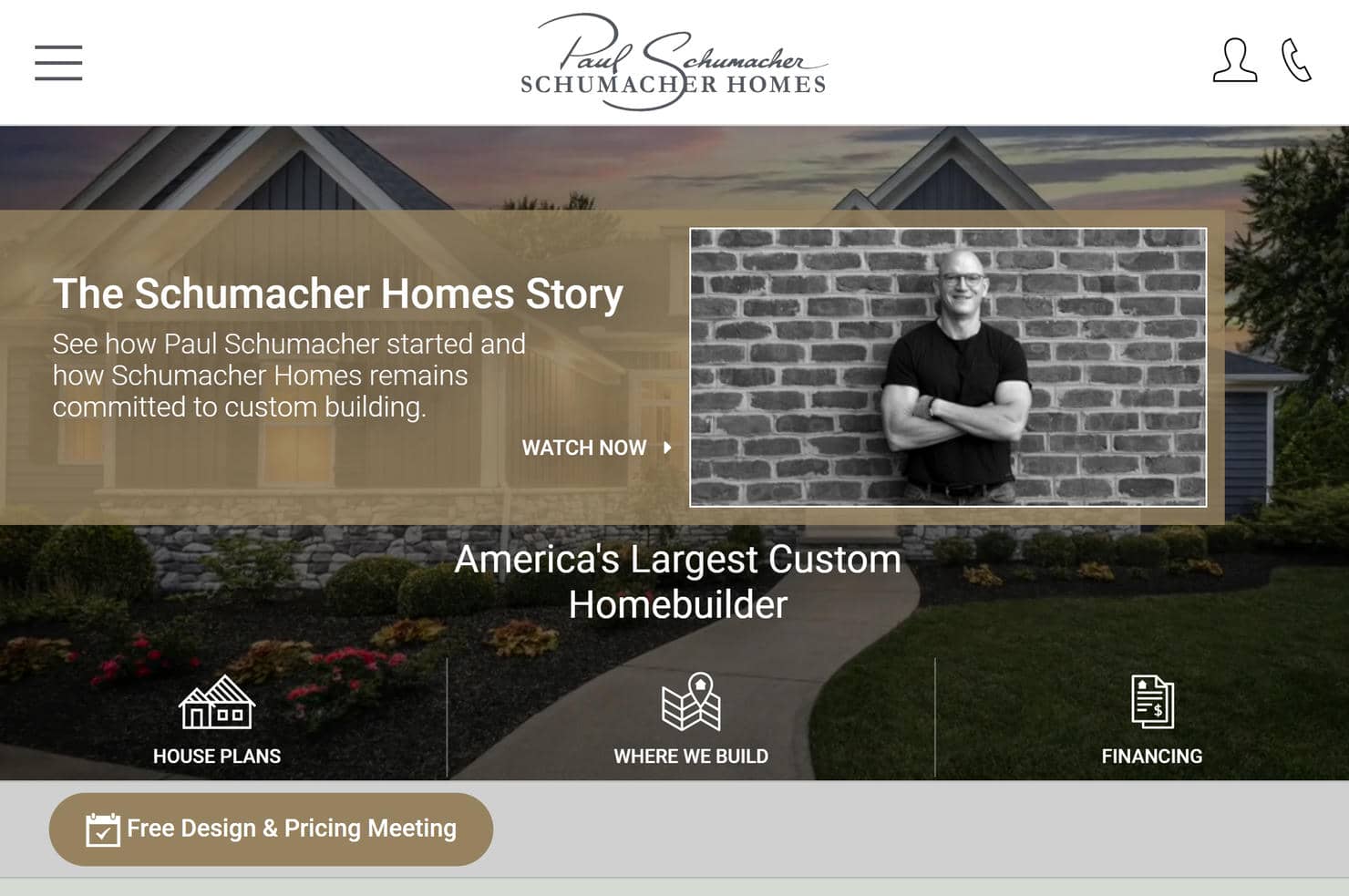 Schumacher homes website