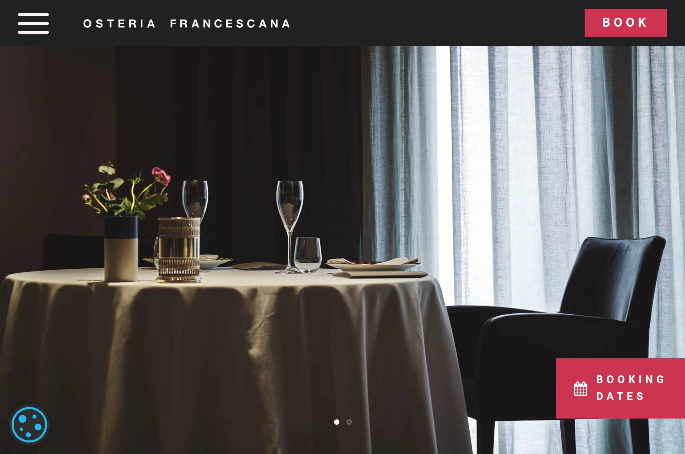 Osteria Francescana best restaurant website