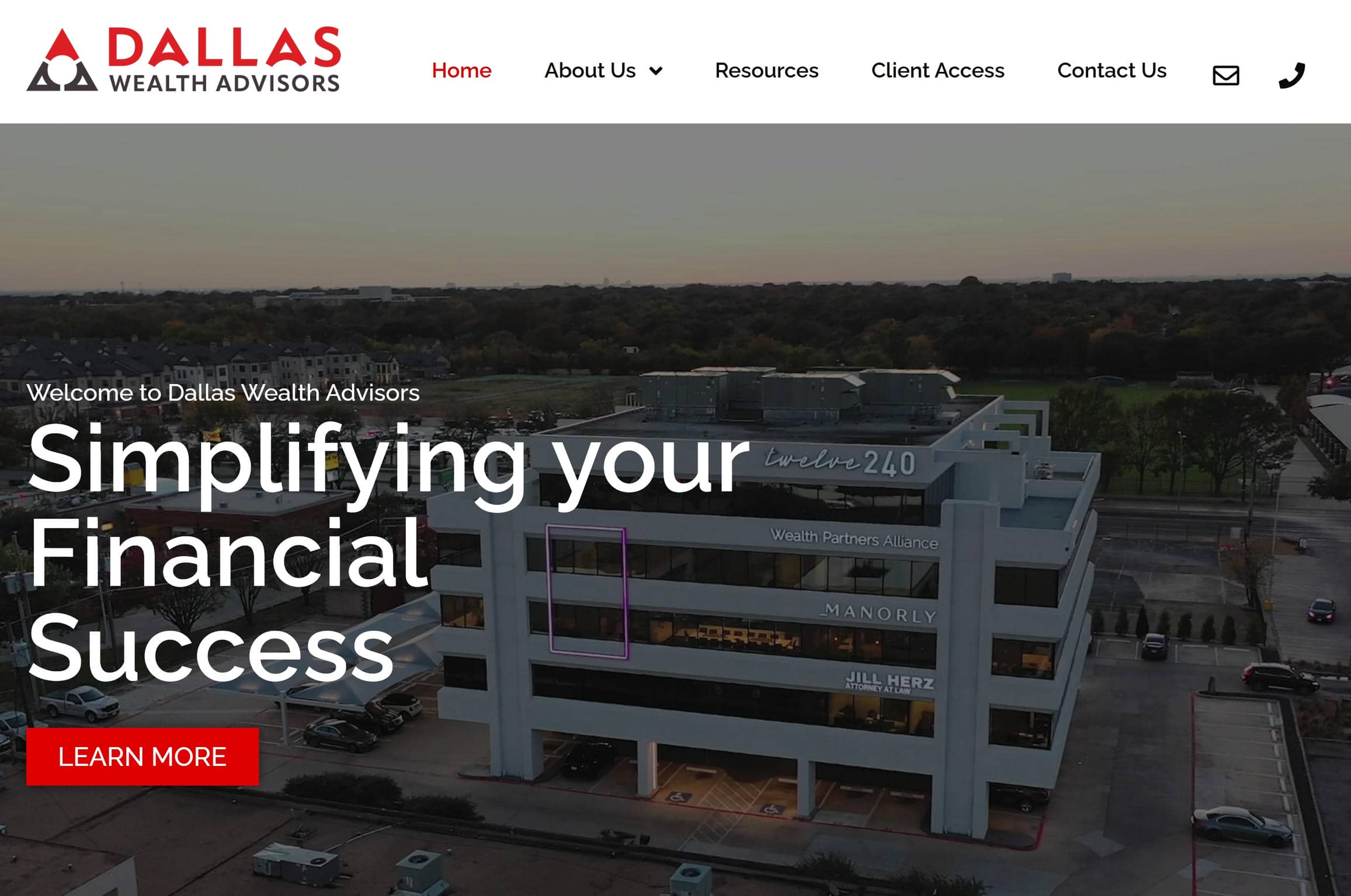 Financial Advisor Site