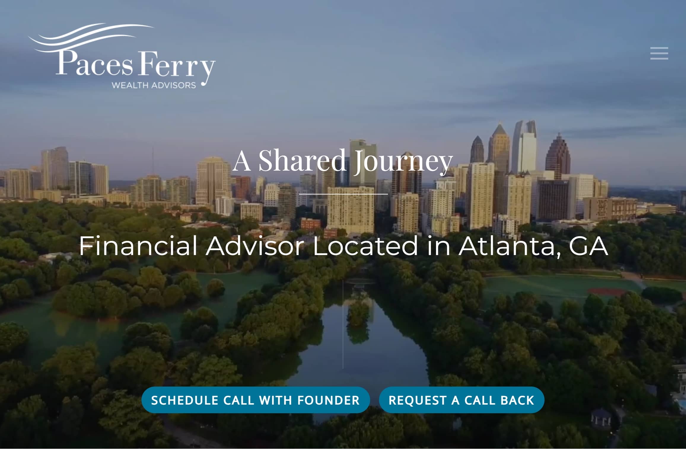 Financial advisory websites design