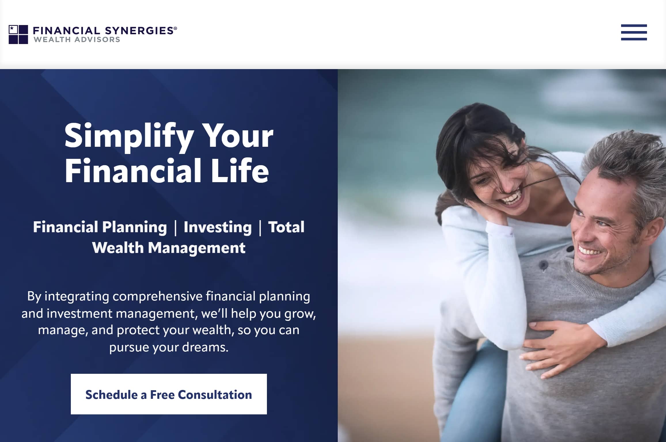 Financial Advisor Web Design