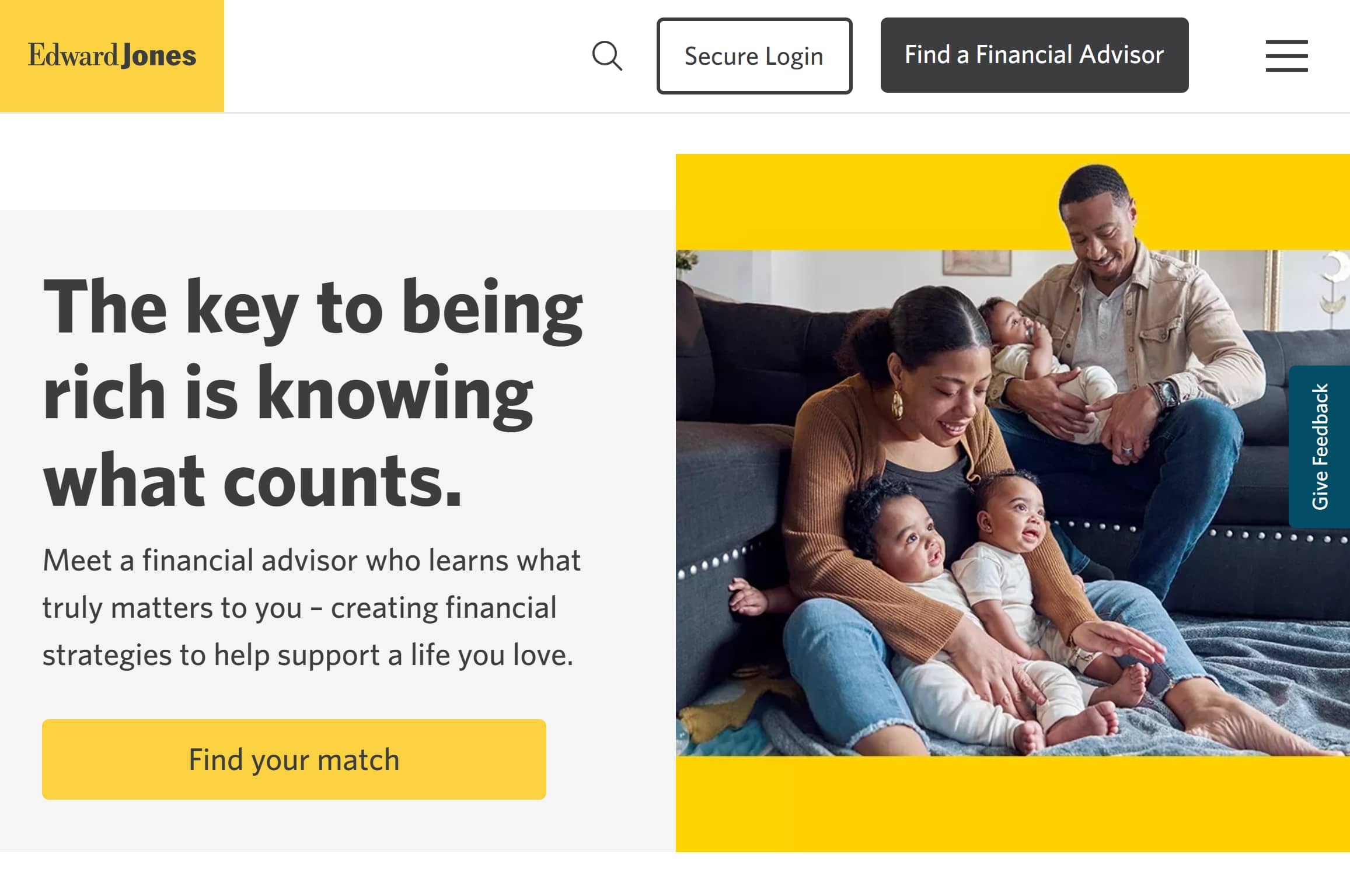 Financial advisor websites examples