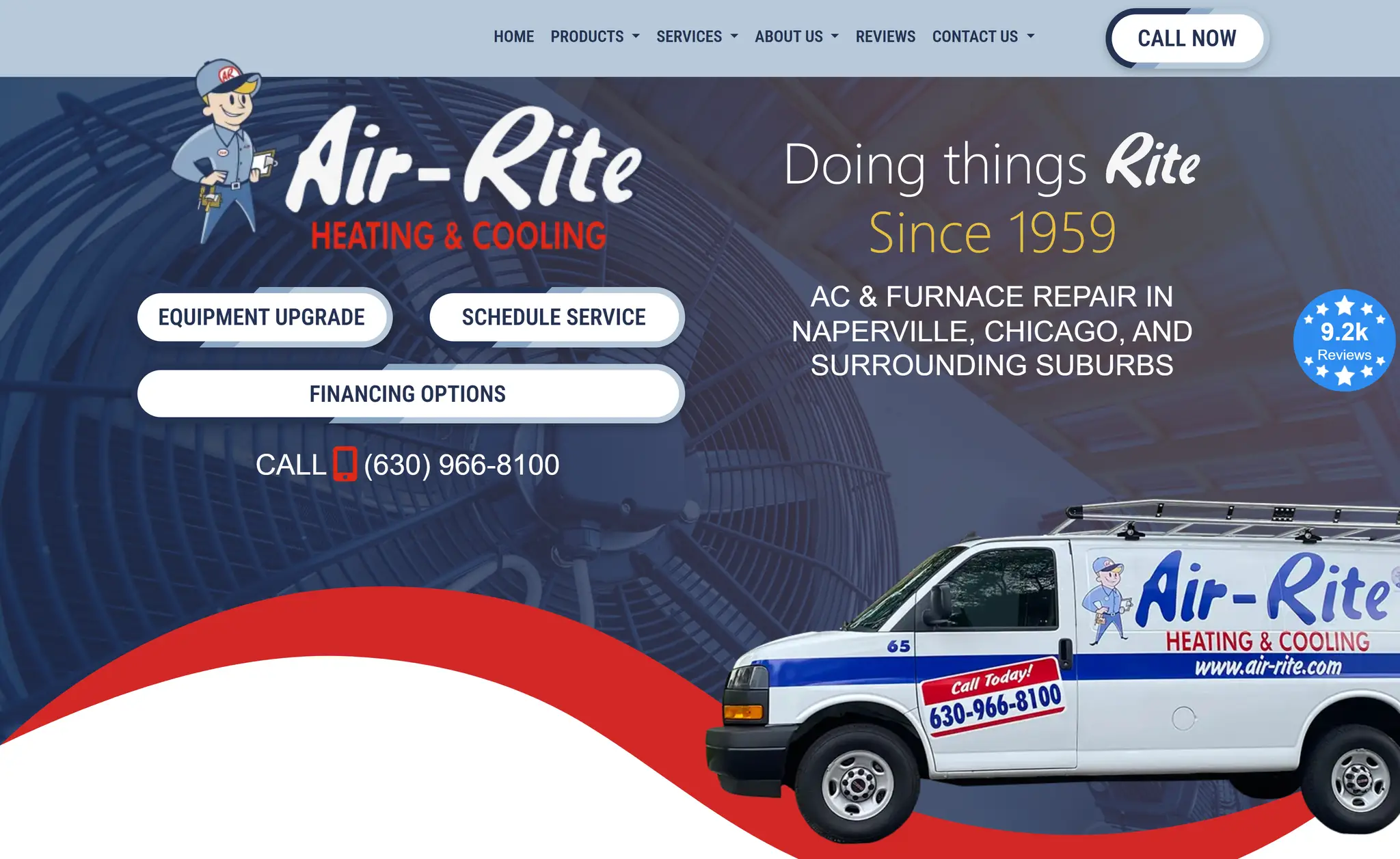 Best HVAC website designs