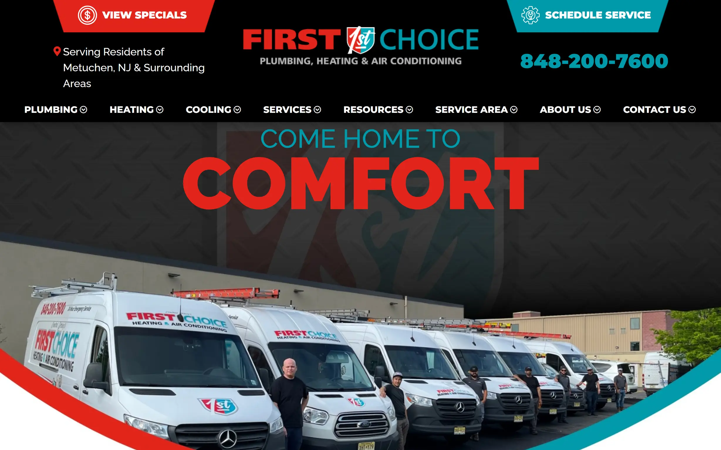 Best HVAC website design example