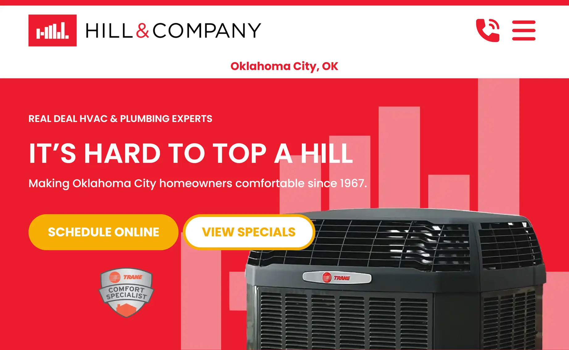 HVAC website design