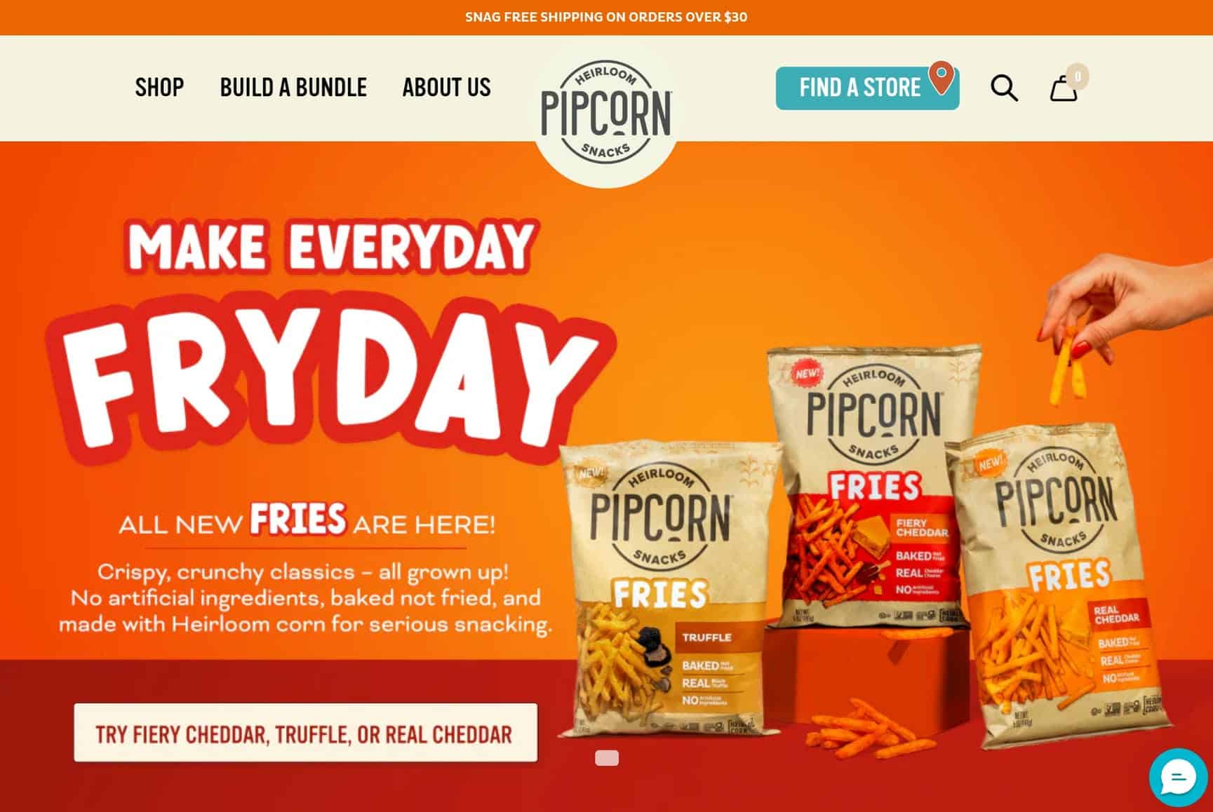 Pipsnacks best ecommerce website