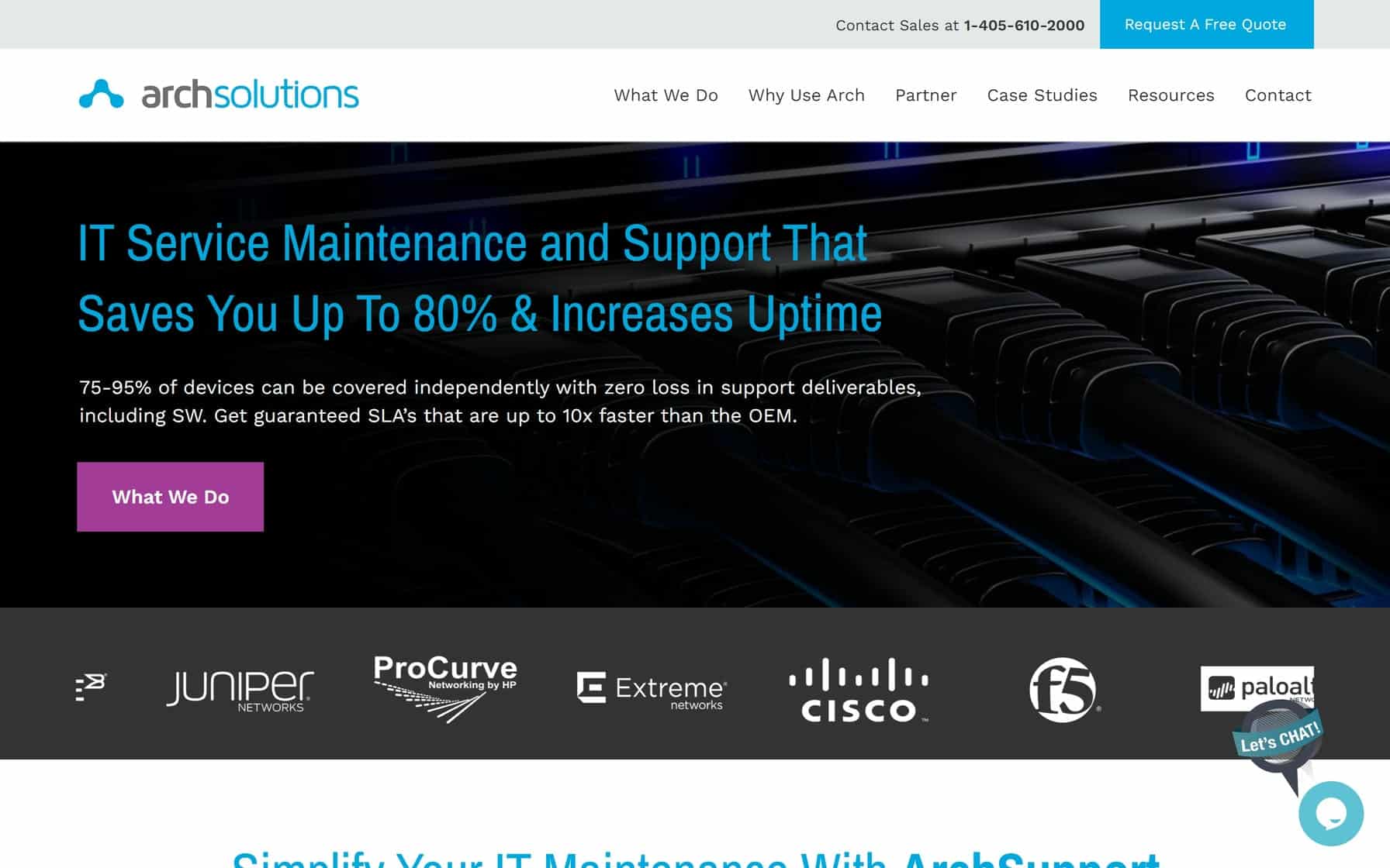 ArchTechUS website homepage