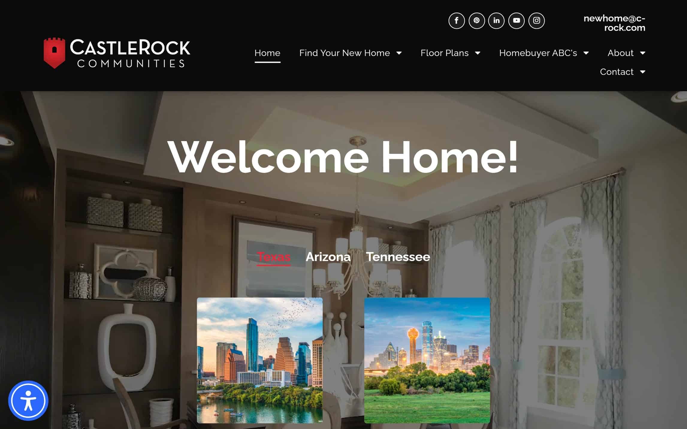 CastleRock website home page