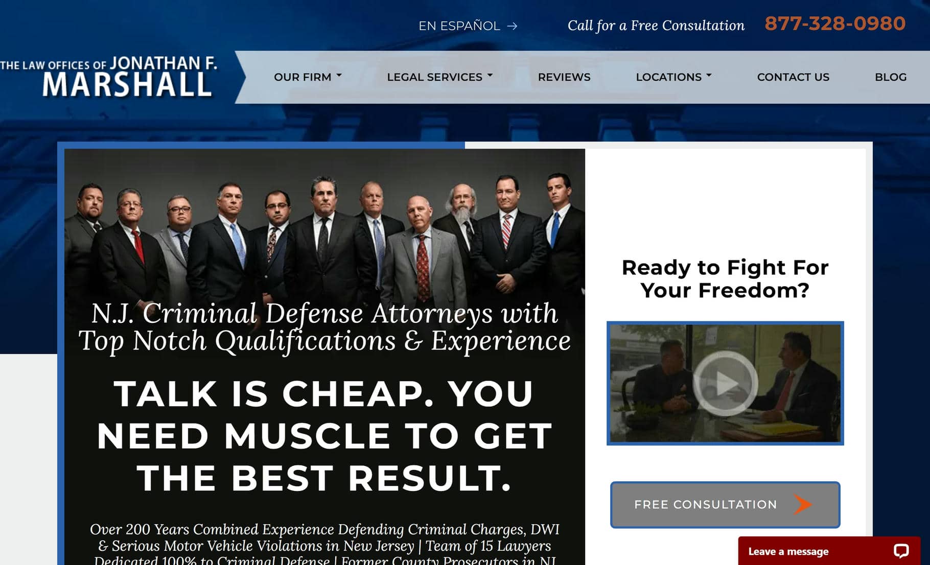 NJ Criminal Law home website page