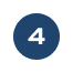 A dark blue circle with a white number "4" in the center is outlined by a thin white circle.
