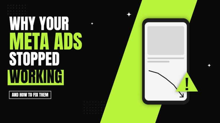 Why Your Meta Ads Stopped Working (and How to Fix Them)